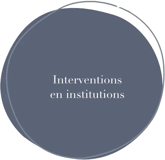 interventions en institutions